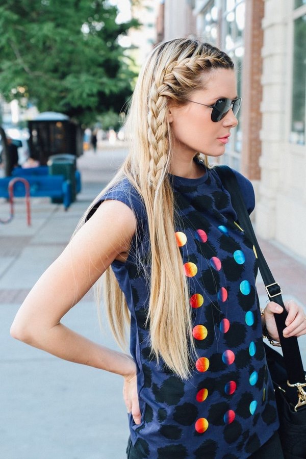 Coiffures originales avec tissage 2025-2026, photos, idées