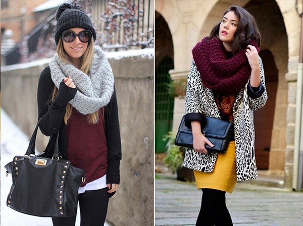 Comment porter un foulard: un look à la mode avec un foulard 2025-2026 - photo