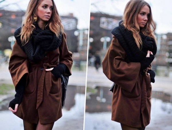 Comment porter un foulard: un look à la mode avec un foulard 2025-2026 - photo