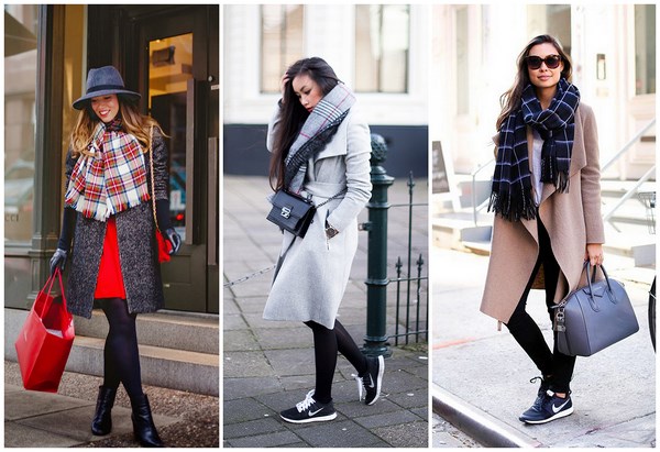 Comment porter un foulard: un look à la mode avec un foulard 2025-2026 - photo