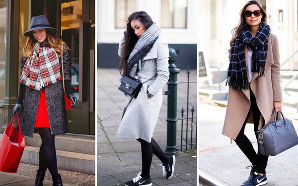 Comment porter un foulard: un look à la mode avec un foulard 2025-2026 - photo