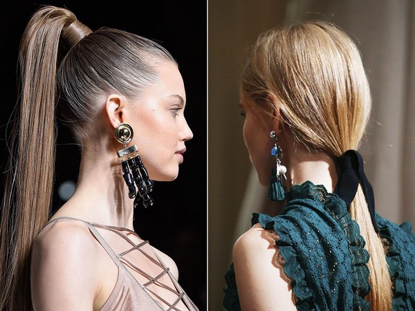 Coiffure élégante en queue de cheval: les meilleurs exemples et idées de coiffures en queue de cheval - photo