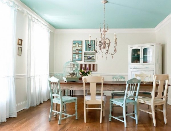 Beau et sophistiqué style shabby chic à l'intérieur: photos, idées, exemples de design