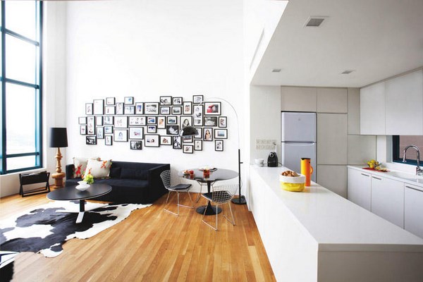 Design de salon moderne dans différents styles: idées de design de salon - photo