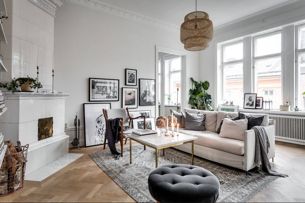 Design de salon moderne dans différents styles: idées de design de salon - photo