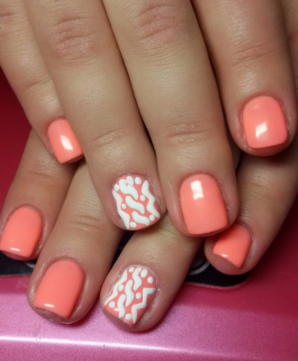 Belle manucure de pêche 2025-2026: les meilleures idées, design, nouveaux articles