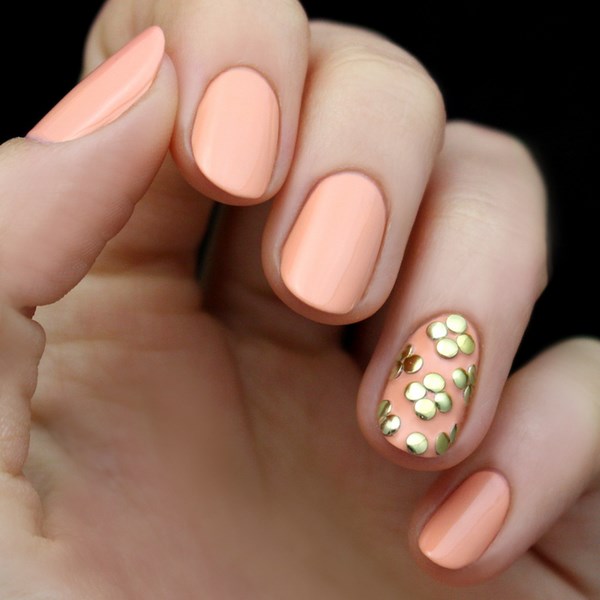 Belle manucure de pêche 2025-2026: les meilleures idées, design, nouveaux articles