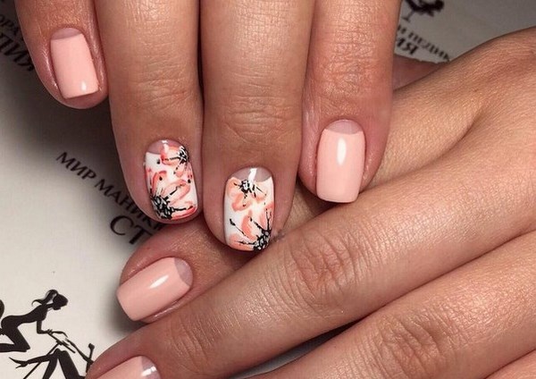 Belle manucure de pêche 2025-2026: les meilleures idées, design, nouveaux articles