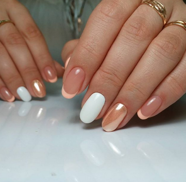 Belle manucure de pêche 2025-2026: les meilleures idées, design, nouveaux articles