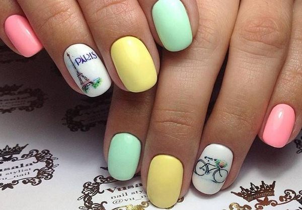 Manucure jaune originale 2025-2026 dans différents styles: nouveaux articles, idées, tendances