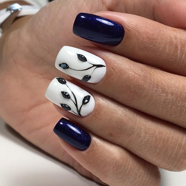 Belle manucure noir et blanc 2025-2026: les meilleures idées de conception d'ongles en noir et blanc dans différents styles