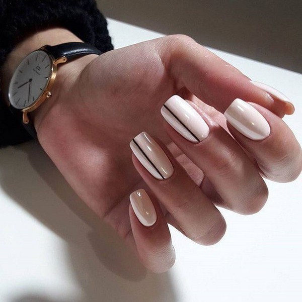 Belle manucure noir et blanc 2025-2026: les meilleures idées de conception d'ongles en noir et blanc dans différents styles