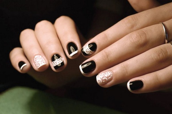 Belle manucure noir et blanc 2025-2026: les meilleures idées de conception d'ongles en noir et blanc dans différents styles