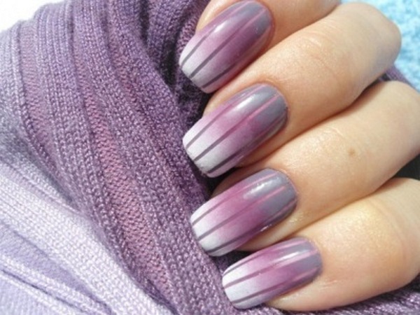 Délicieuse manucure violette 2025-2026: idées, nouveaux produits, tendances - photo