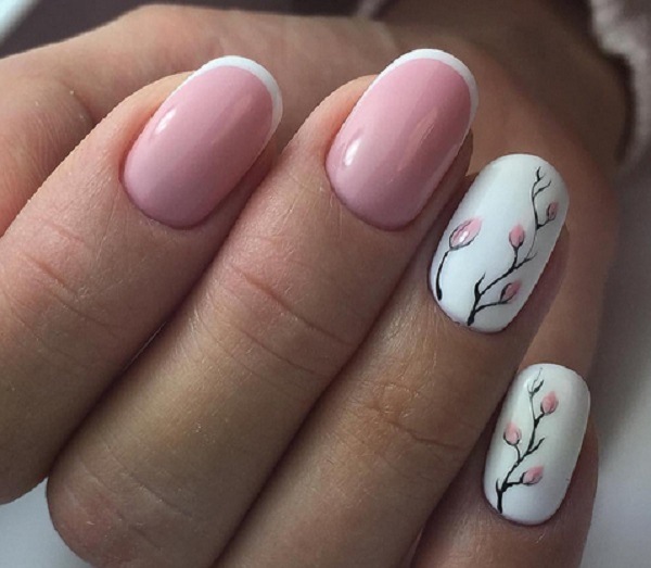 Délicieuse manucure de fleurs 2025-2026: photos, idées de manucure avec des fleurs