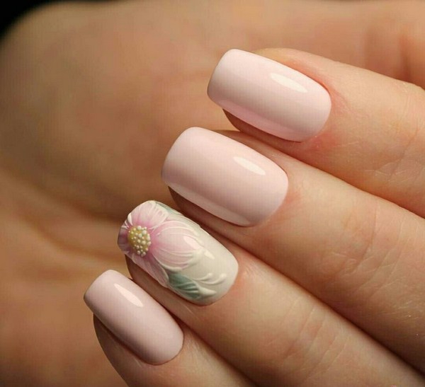 Délicieuse manucure de fleurs 2025-2026: photos, idées de manucure avec des fleurs