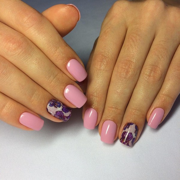 Délicieuse manucure de fleurs 2025-2026: photos, idées de manucure avec des fleurs