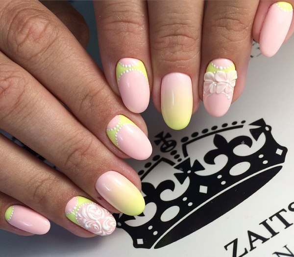 Délicieuse manucure de fleurs 2025-2026: photos, idées de manucure avec des fleurs