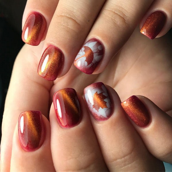 Les meilleures nouveautés de la manucure automne 2025-2026: TOP-5 technicien et TOP-5 nuances d'automne nail art