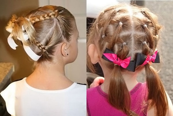 Coiffures de charme pour les filles 2025-2026: idées de photos de coiffures à la maternelle et à l'école
