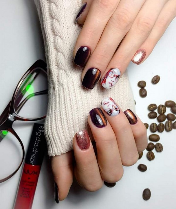 Manucure oeil de chat mystérieux 2025-2026: idées de conception d'ongles