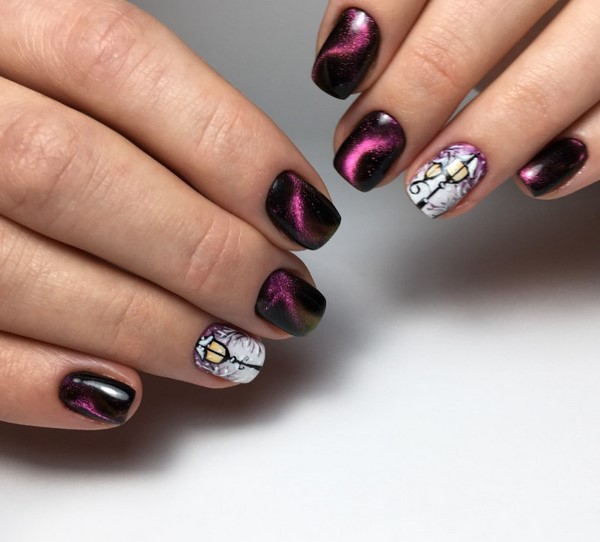 Manucure oeil de chat mystérieux 2025-2026: idées de conception d'ongles