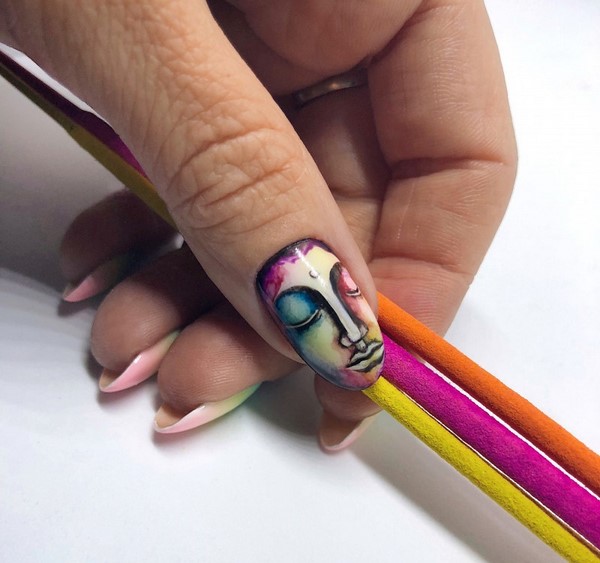 Une merveilleuse manucure pour les ongles en amande 2025-2026: photos