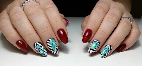 Une merveilleuse manucure pour les ongles en amande 2025-2026: photos