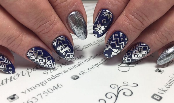 Brillante manucure du Nouvel An 2026: exemples de photos