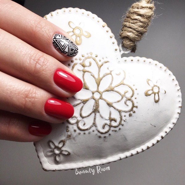 Brillante manucure du Nouvel An 2026: exemples de photos