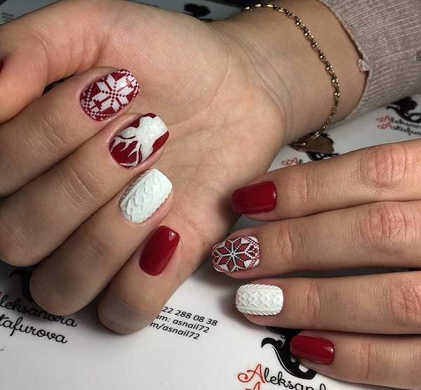 Brillante manucure du Nouvel An 2026: exemples de photos