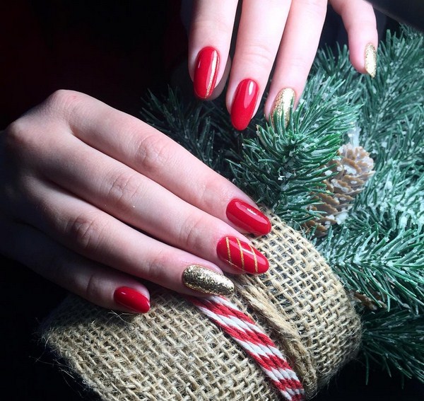 Brillante manucure du Nouvel An 2026: exemples de photos