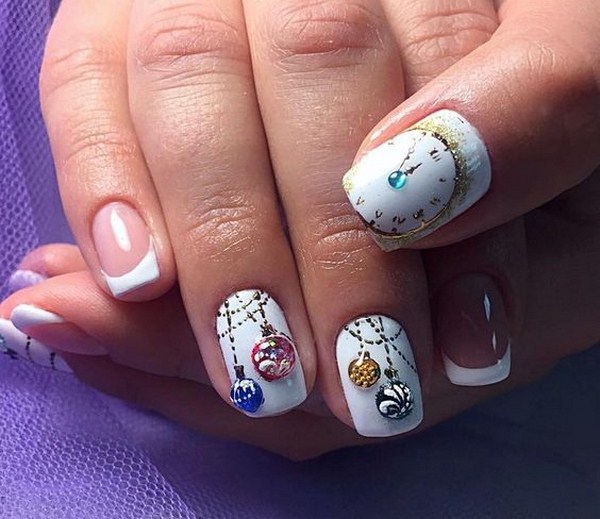 Brillante manucure du Nouvel An 2026: exemples de photos