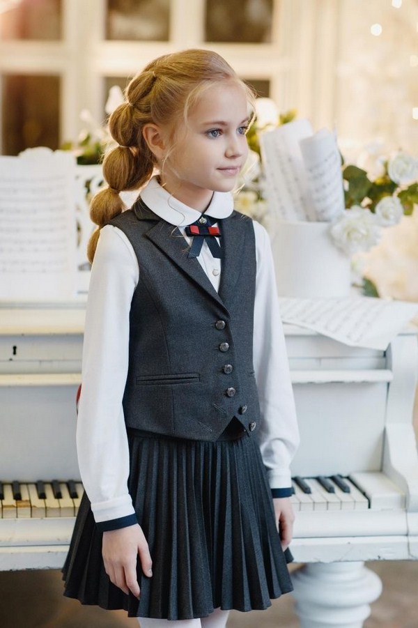 Uniforme scolaire élégant 2025-2026 pour filles et garçons: TOP 100+ idées de photos