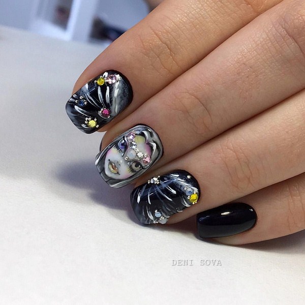 Design d'ongles à la mode 2025-2026: photo, beaux dessins sur les ongles