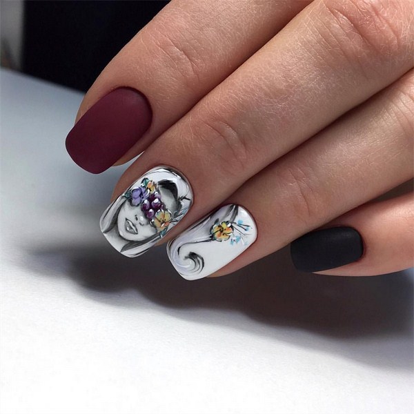 Design d'ongles à la mode 2025-2026: photo, beaux dessins sur les ongles
