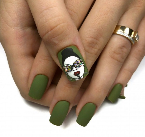 La manucure la plus à la mode avec des strass: de grandes idées et des photos colorées de la saison 2025-2026