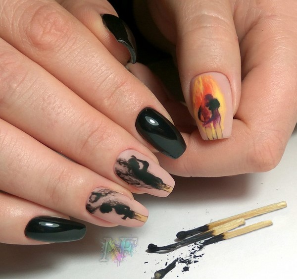 Tendance manucure sombre 2025-2026 - les meilleures tendances de la photo