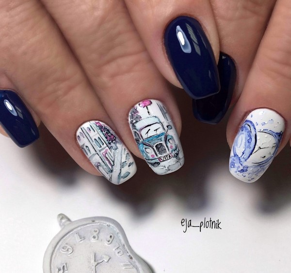 Tendance manucure sombre 2025-2026 - les meilleures tendances de la photo