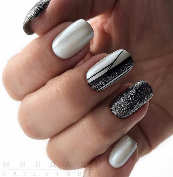 Idées tendances pour la conception d'une manucure avec un frottement 2025-2026 - nouveaux articles et tendances