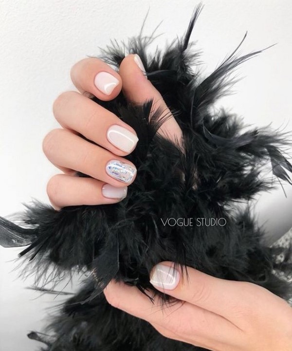 Idées tendances pour la conception d'une manucure avec un frottement 2025-2026 - nouveaux articles et tendances