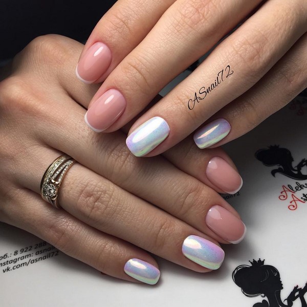 Idées tendances pour la conception d'une manucure avec un frottement 2025-2026 - nouveaux articles et tendances