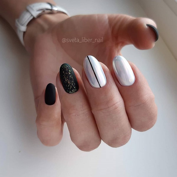 Idées tendances pour la conception d'une manucure avec un frottement 2025-2026 - nouveaux articles et tendances