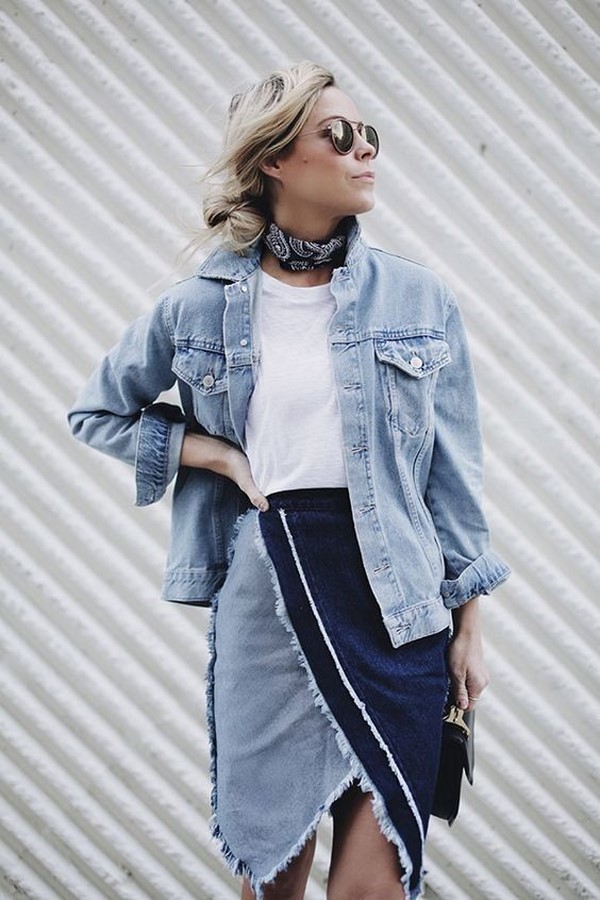 Jupes en denim attrayantes 2025-2026 - idées de photos d'arcs pour tous les goûts