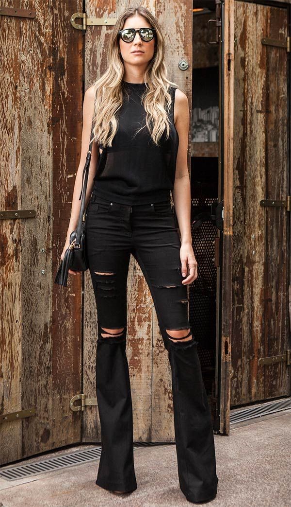 Look noir total dans différents styles: les meilleures images 2025-2026 en noir