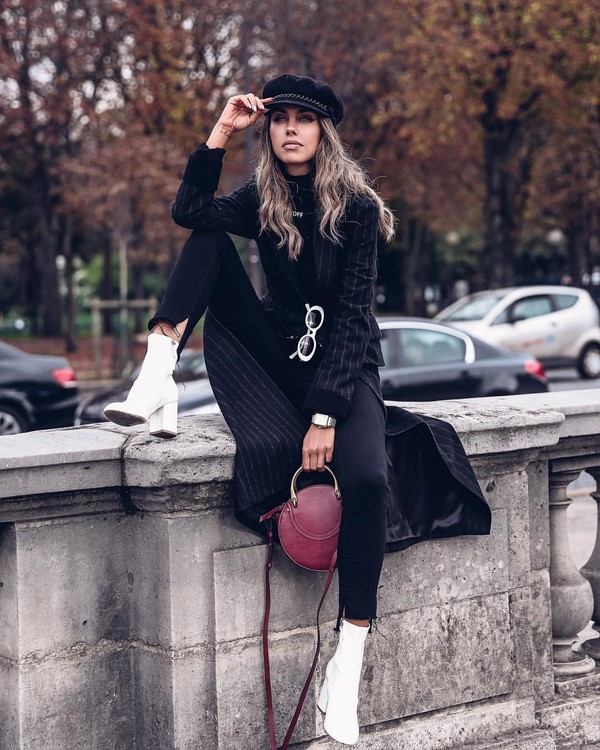 Look noir total dans différents styles: les meilleures images 2025-2026 en noir