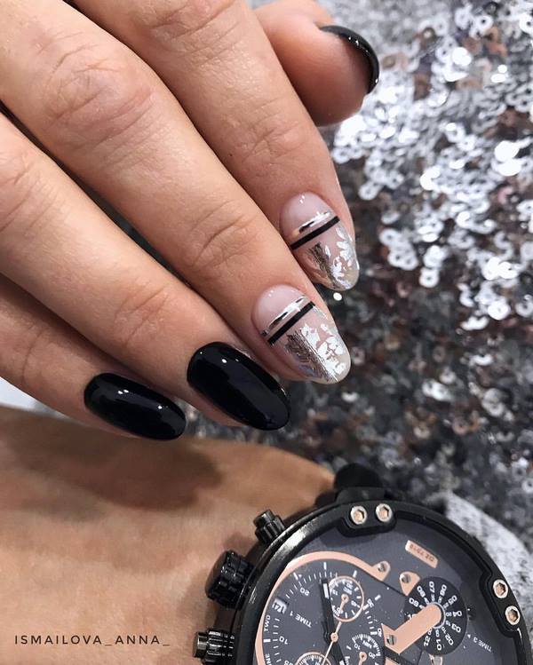 Manucure enchanteresse avec du papier d'aluminium 2025-2026 - mode nouveaux articles et styles