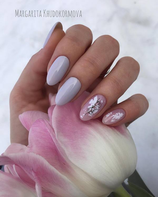 Manucure enchanteresse avec du papier d'aluminium 2025-2026 - mode nouveaux articles et styles