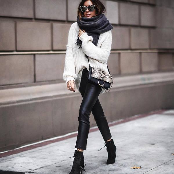 Les meilleures images avec un pantalon en cuir 2025-2026 - les styles les plus élégants de pantalons en cuir pour femmes