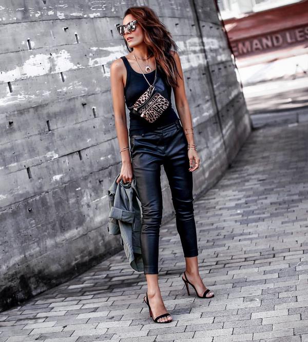 Les meilleures images avec un pantalon en cuir 2025-2026 - les styles les plus élégants de pantalons en cuir pour femmes